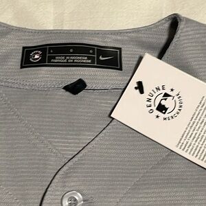 NWT Nike Cardinals Baseball Jersey - Gray, number 4, Molina.  Size large